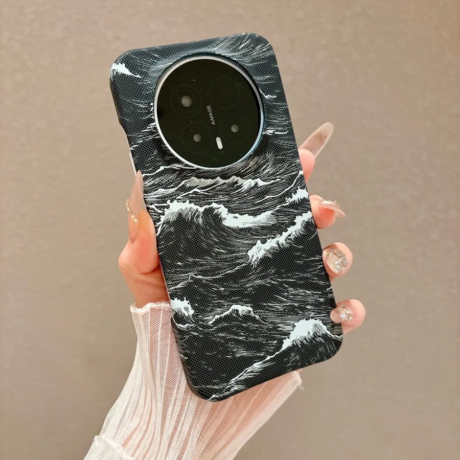 Wave Pattern Borderless Ultra-Thin Phone Case