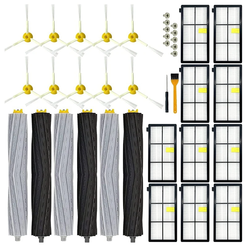 

Запчасти для Irobot Roomba серии 800 900, фильтры НЕРА для пылесоса, основные боковые щетки