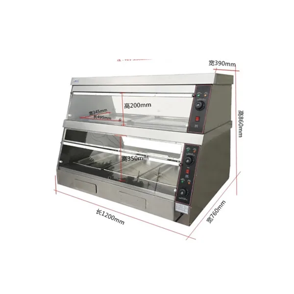 adjust cantilever sash cart 60 slots hollow insulating glass harp rack door and window frame dolly for industrial Electric Glass Door Heating Circulation Diner Heating Cabinet Thermos Food Warmer Cart Catering Warmer