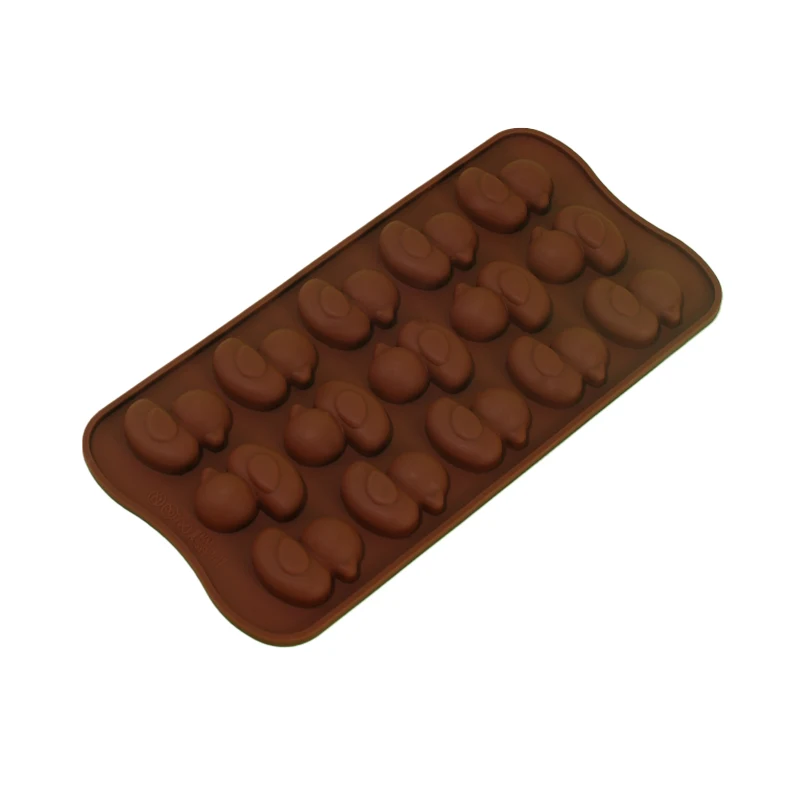 Lot De 5 Moules à Dessert En Silicone - Pour Chocolat, Glaçage, Bonbons, Glace - Résiste -5°C à +200°C - 4