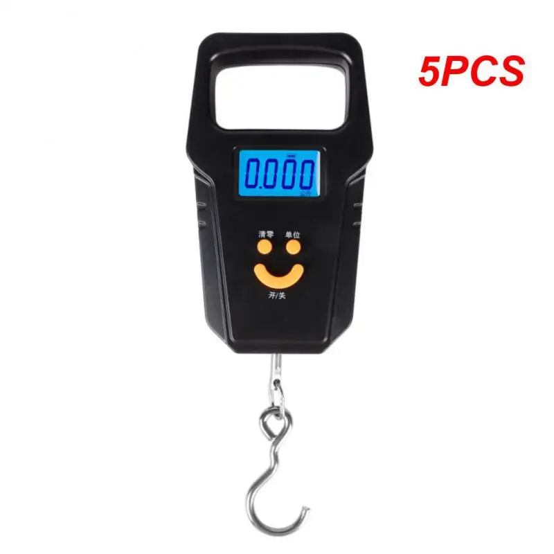 

Electronic 50Kg 10g Hanging Scale LCD Kitchen Digital Scale BackLight Fishing Weights Pocket Scale Travel Luggage Scales