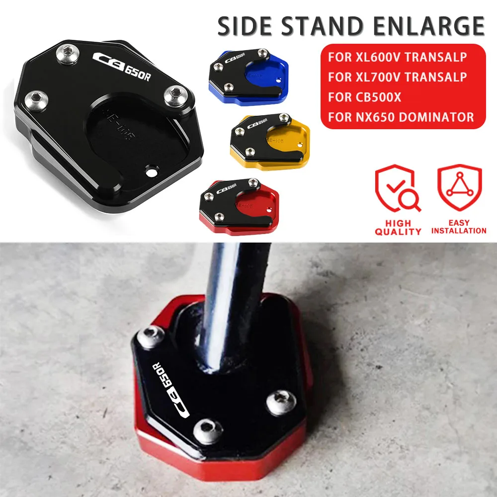 

Motorcycle CNC Kickstand For HONDA CB 650R CB650R 2018-2023 Foot Side Stand Extension Pad Support Enlarge Plate Accessories
