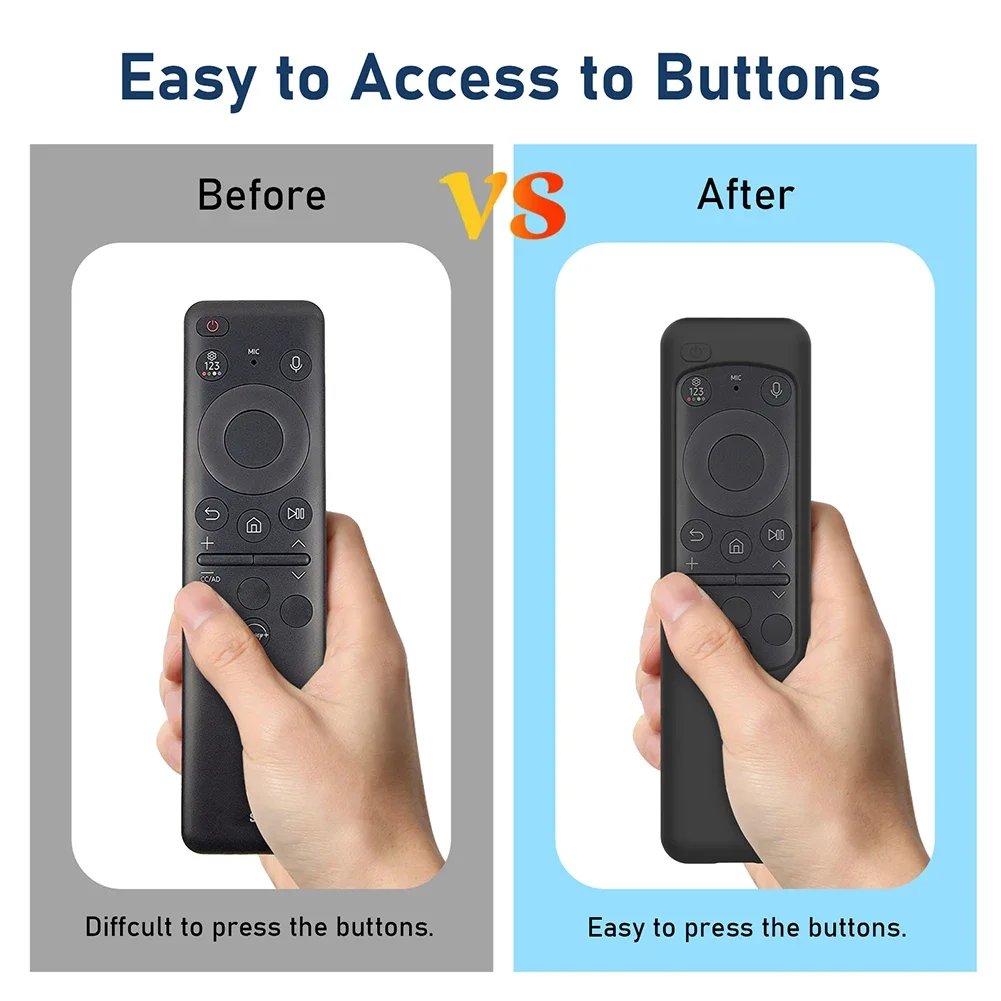 Silicone Remote Case Silicone Remote Sleeve Silicone Remote Cover Silicone Case Protector Remote Controller Cover Protective Cover Silicone Remote Control Cover For Samsung BN59-01432A 01432B
