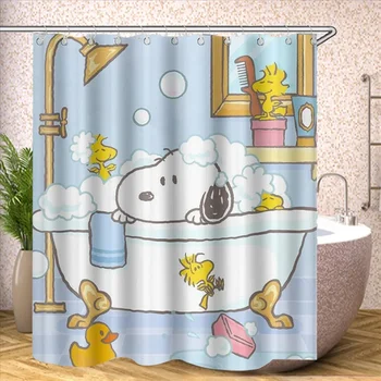 Snoopy Shower Curtain Set 1