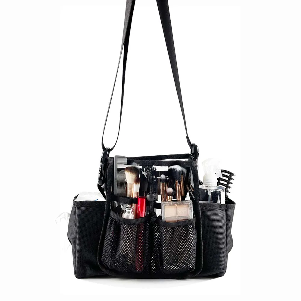 Clear Makeup Artist Waist Bag with Detachable Shoulder Strap