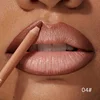 1pc Matte Lipstick & Liner Pen, Waterproof, Long-Lasting, Non-Stick, Berry Shades for All Skin Types, Makeup Pencils for Women 2
