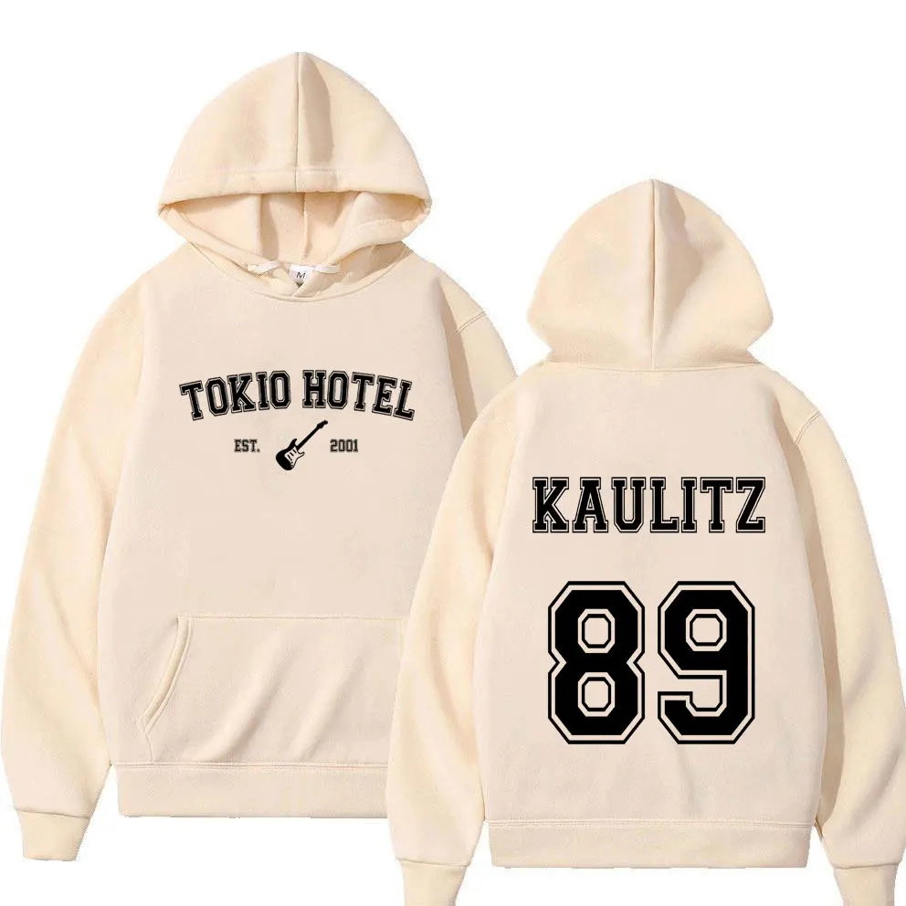 Tokio Hotel Unisex Cotton Hoodie Kaulitz Fashion Fleece Luxury Hooded Sweatshirt Plain Winter Autumn Print Men Women Pullover