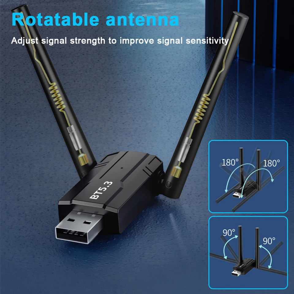 BrosTrend 1200Mbps USB WiFi Adapter – Works With Windows, Mac, Linux, Ubuntu