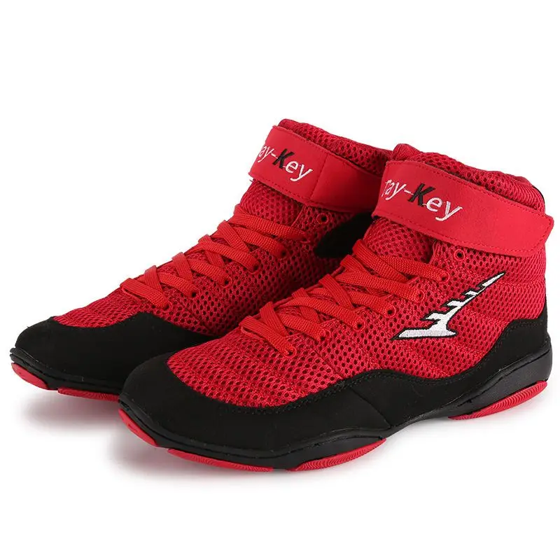New Men's and Women's Wrestling Shoes Comfortable Wear-resistant Sports Shoes Non-slip Indoor Fitness Boxing