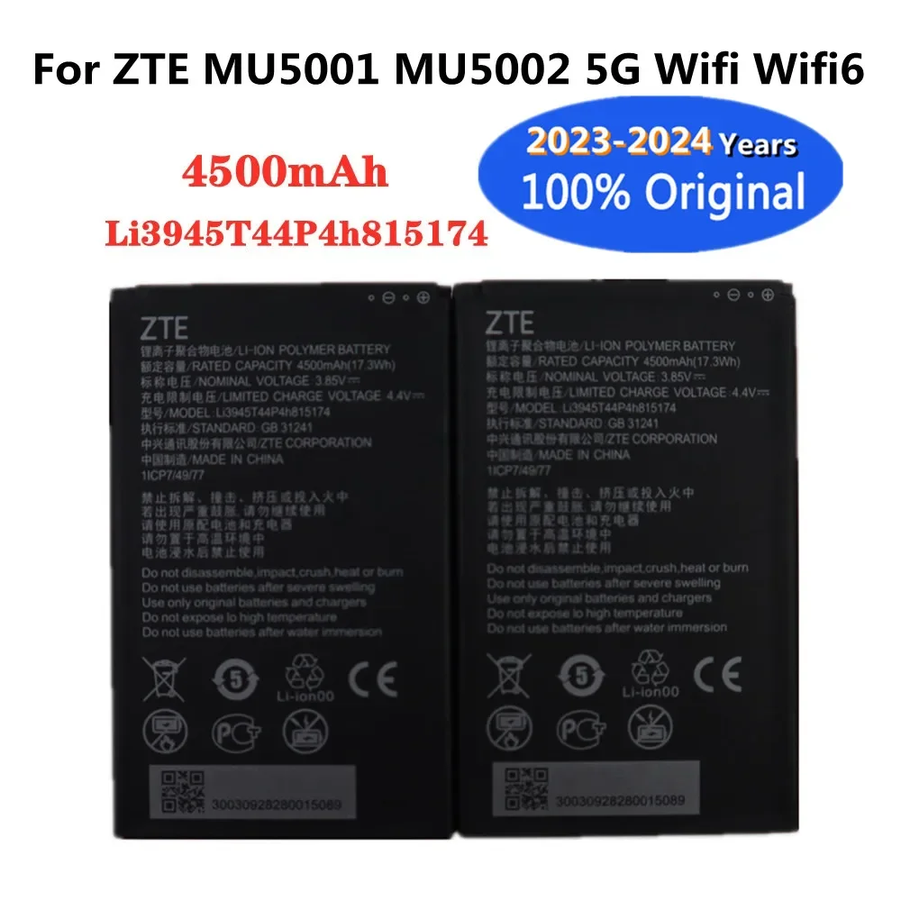 Nuova Batteria Muslimoriginale Per Zte Mu5001 Mu5002 5G Wifi Wifi6 Batteria Router Wireless Portatile Bateria Fast Ship