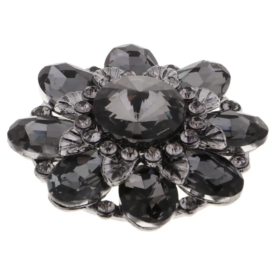 Large Rhinestone Decorative Sewing Buttons for Crafts