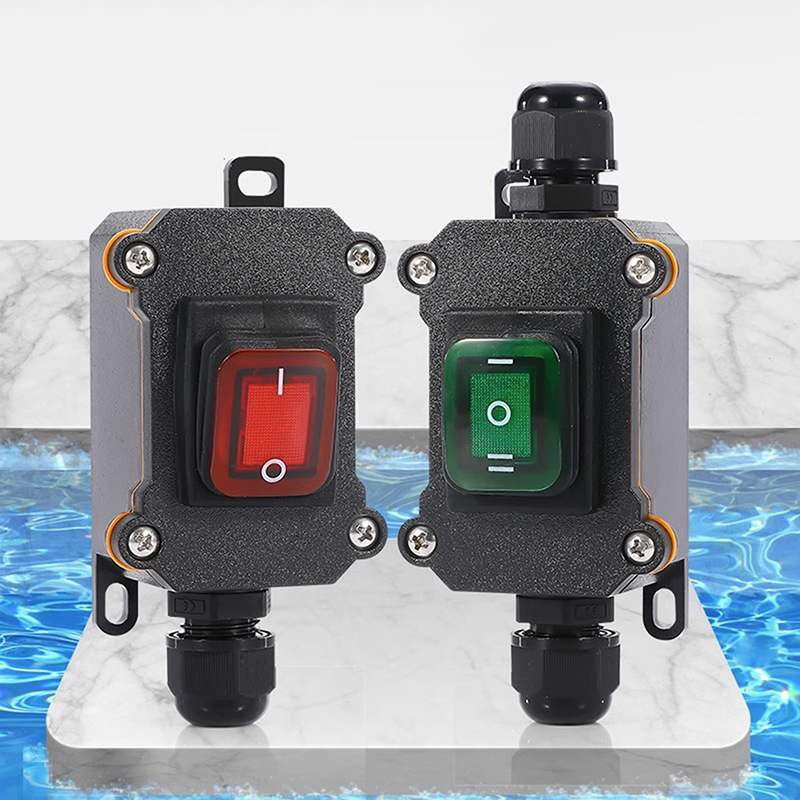 1PCS Waterproof Inline Switch IP67 Waterproof Inline Switch 12-24V/220V DC 25A High Current For Power Waterproof Switch
