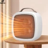 Electric Heater 500W Mini Heating Fans Small Portable PTC Heater Hot Air Blower Desktop Space Heater for Home Bathroom Office 1