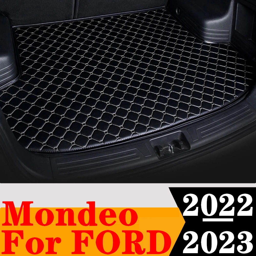 

Коврик для багажника автомобиля Ford Mondeo 2023 2022, Задняя подкладка для груза, багажник, коврик для багажа, коврик, аксессуары для интерьера автомобиля