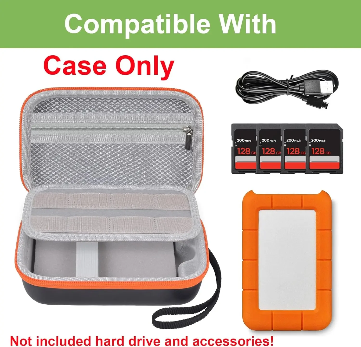 Carrying Case Lacie Rugged Mini Hard Drive Case Only) Case