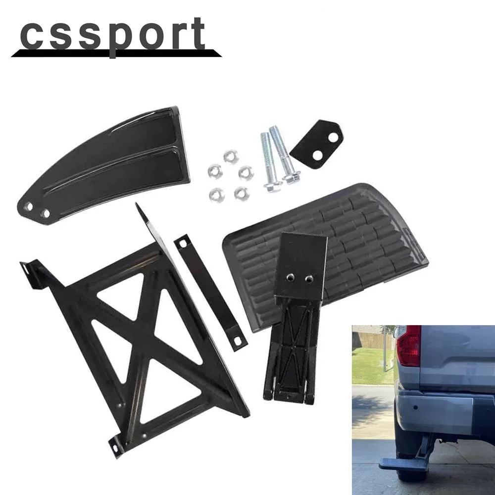 

Folding Retractable Bed Step Bumper Foot Step T-Step Kit For Truck Toyota Tundra Limited Platinum SR SR5 2014-2021 PT392-34140