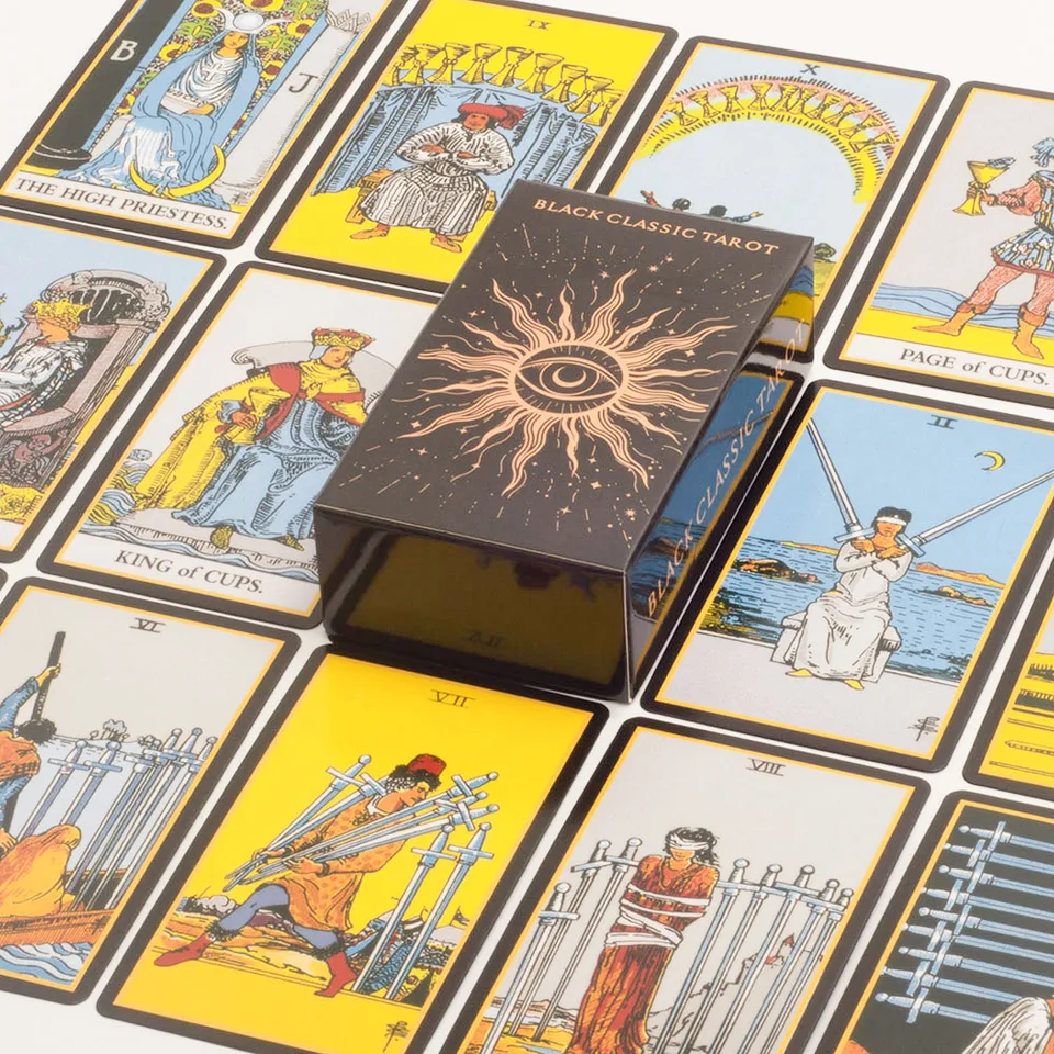 thumbnail image 2 of The Pulp Tarot Cards Deck - 78 Unique Whimsical Vintage Cards 2 of 10