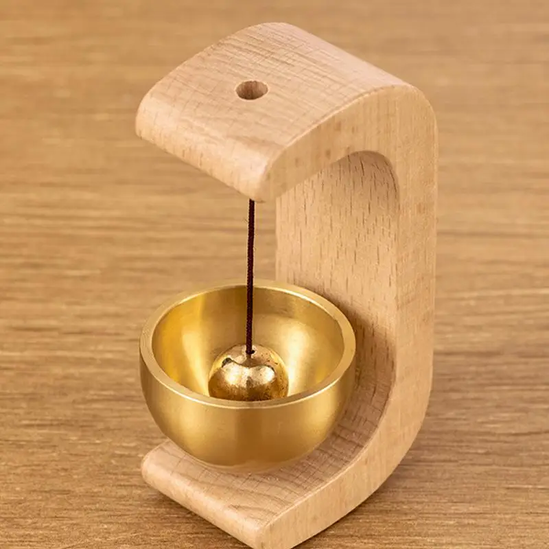 Magnetic Door Chime Bell Entrance Decoration Doorbell Magnetic Wood Shopkeepers Bell Door Chime for Entrance Wall Store Wardrobe