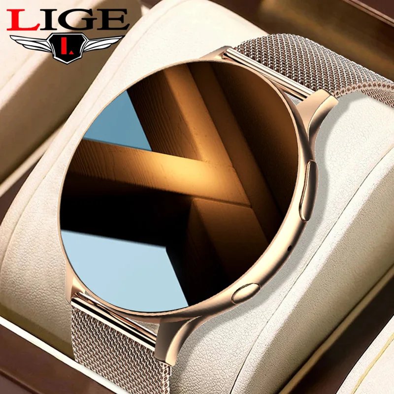 LIGE-reloj inteligente NFC para mujer, accesorio de pulsera