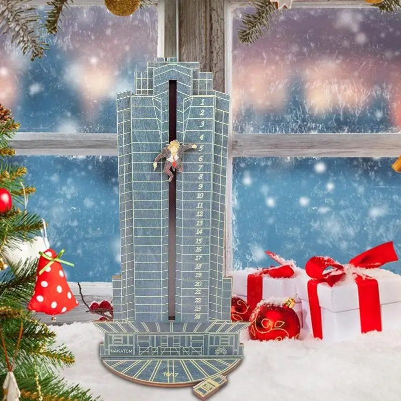 2023 Christmas Advent Countdown Calendar Tabletop Advent Calendar With  Airplane Explosion Hans Gruber Drop From Nakatomi Plaza - AliExpress
