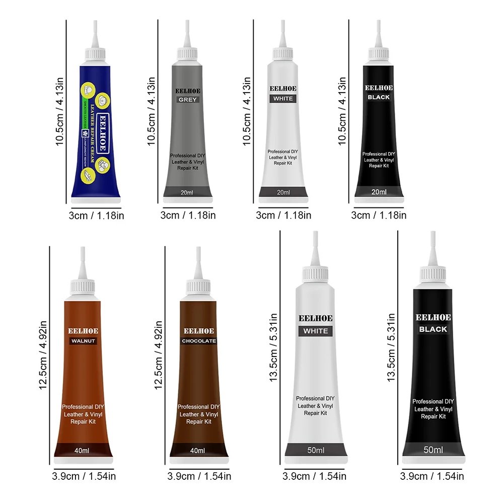 20/40/50ml Car Leather Repair Gel Cream Repair Filler Sofa Auto Seat Leather Complementary Refurbishing Car Polishing Kit leather repair kit