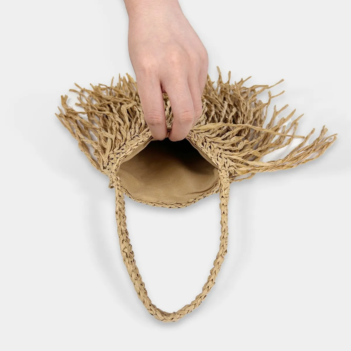 Casual Tassel Woven Women Shoulder Bags Handmade Fringe Lady Handbags Summer Beach Tote Bag Shopper Purse for Vacation