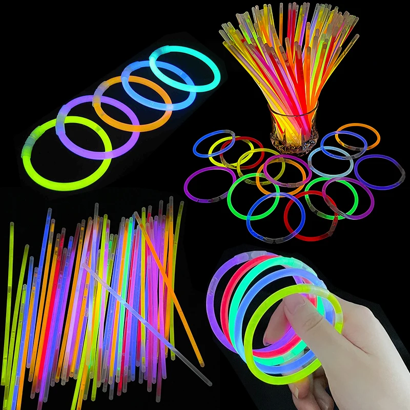 10-30 Teile/paket Fluoreszenz Stick Kreative Nacht Glow Sticks Jubeln Requisiten für Bühne Zeigen Konzert Festival Party DIY Dekoration ZYF