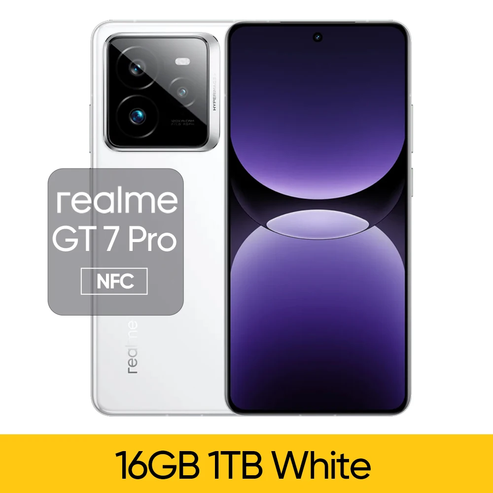 Realme GT7 Pro 16GB 256GB グローバルROM ゲーミング Original Unlocked Realme GT7 PRO GT 7Pro Snapdragon 8 Elite