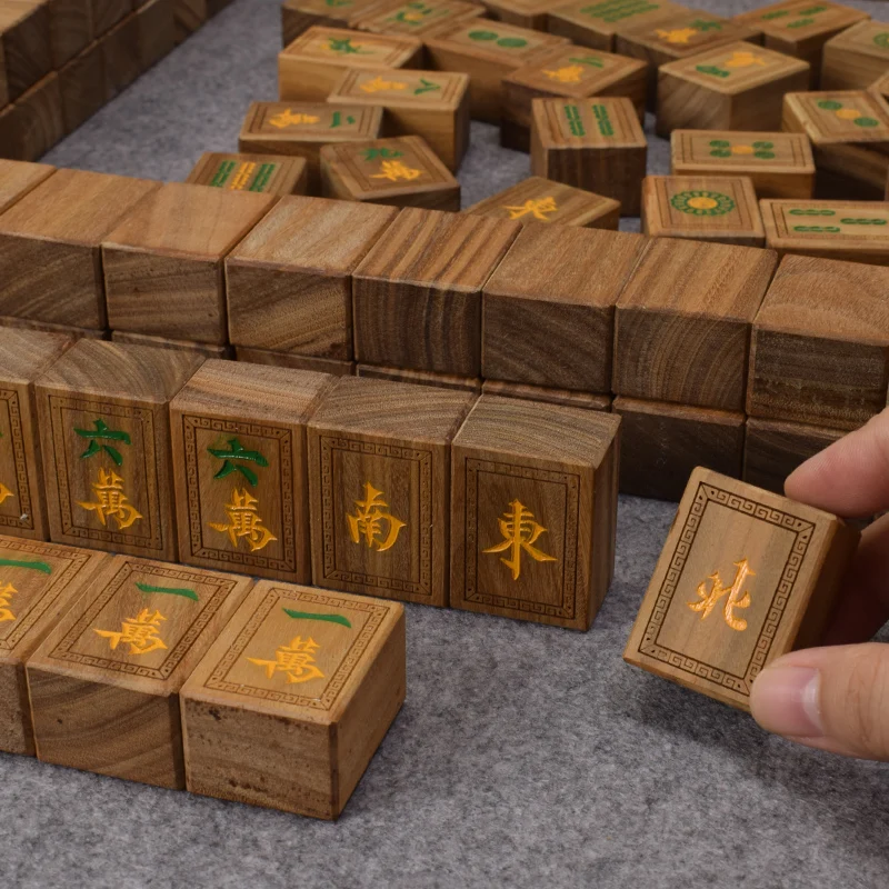 

Themed Vintage Professional Chess Mahjong Chess Board Game Themed Mahjong Children Entertainment jeu de table indoor games