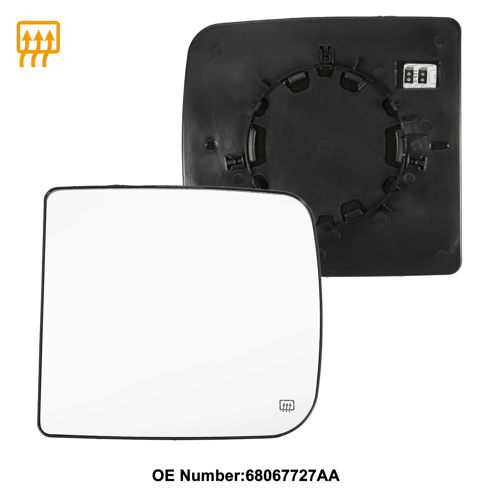 

Автомобильное левое и правое зеркальное стекло UXCELL с опорой для Ram 1500 2500 3500 2011-2018