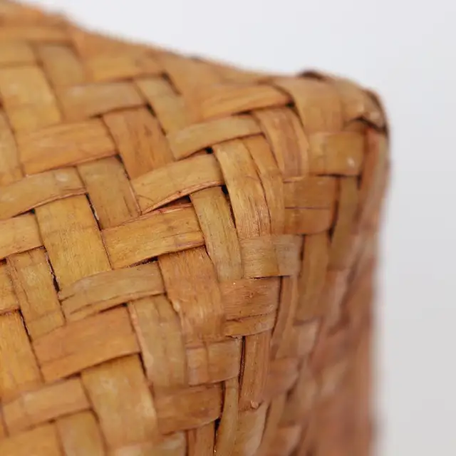 Tengeri Fű Tároló Kosarak Rattan Tárolókosár Fedéllel Kézi Szőtt Tartályok Kosár Fonott Polckosarak - Image 4