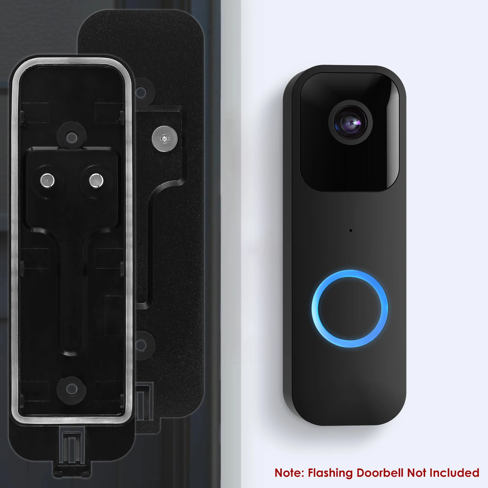 Doorbell Backplate Replacement Back Plate Part Compatible with Blink Video Doorbell with Mount Accessory for Home Apartment Dorm