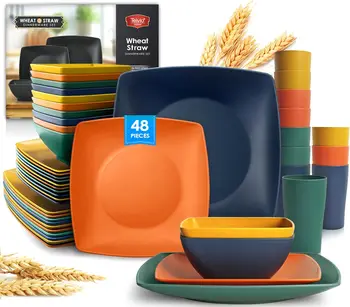 Wheat Straw Dinnerware Set 1