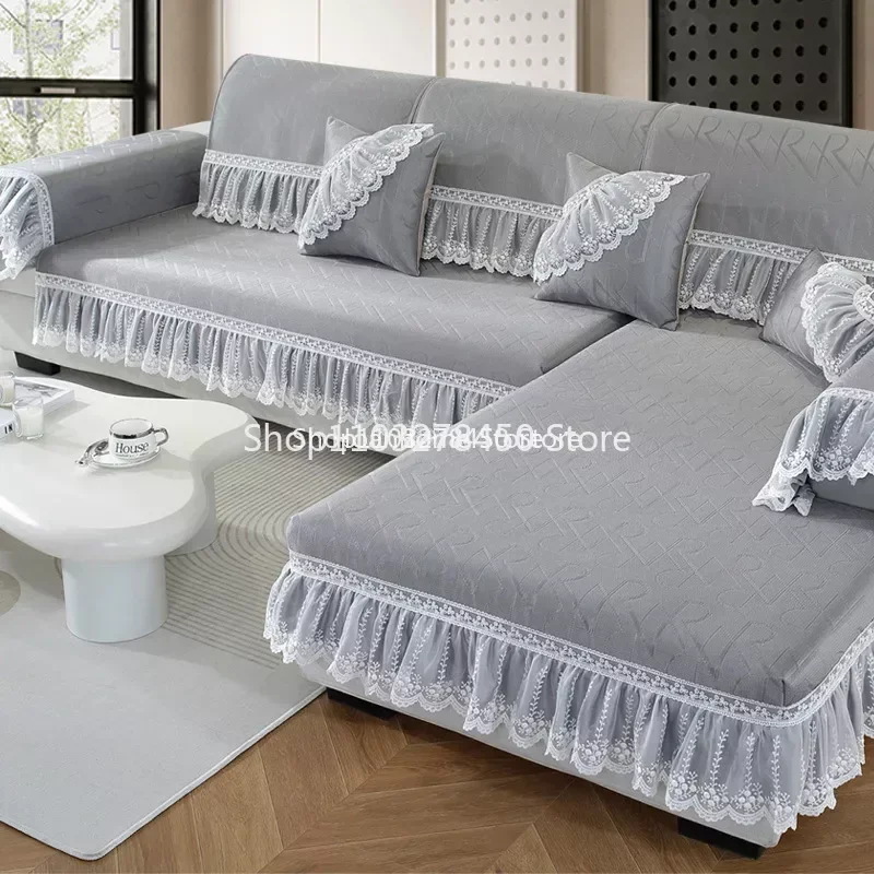 

Ice Silk Sofa Cover, Breathable, Non-Slip, Cushion, Summer