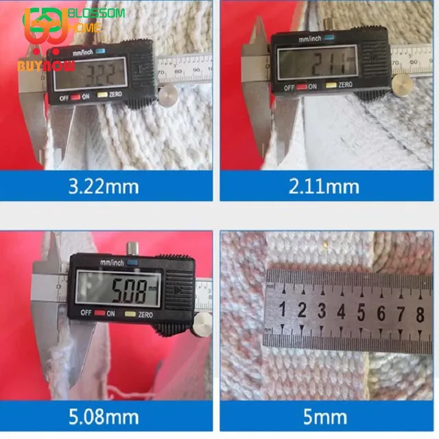 Nastro Ignífugo Fibra Ceramica | Resistente Fino A 2400°F | 1000x100x3mm | Isolamento Alta Temperatura - Foto 6