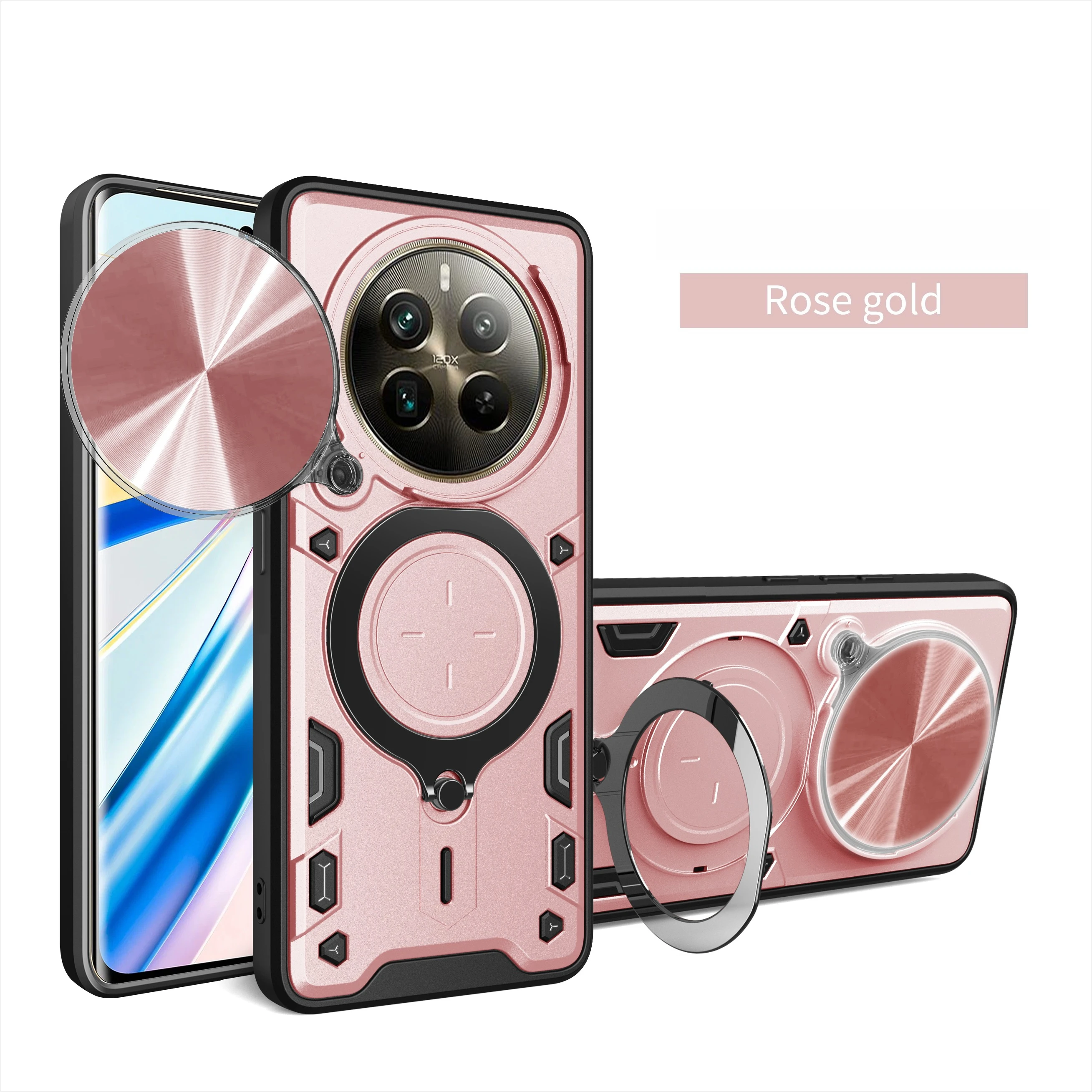 360° Rotating Ring Holder Magnetic Phone Case Protective Cover