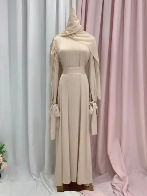 Beige with hijab