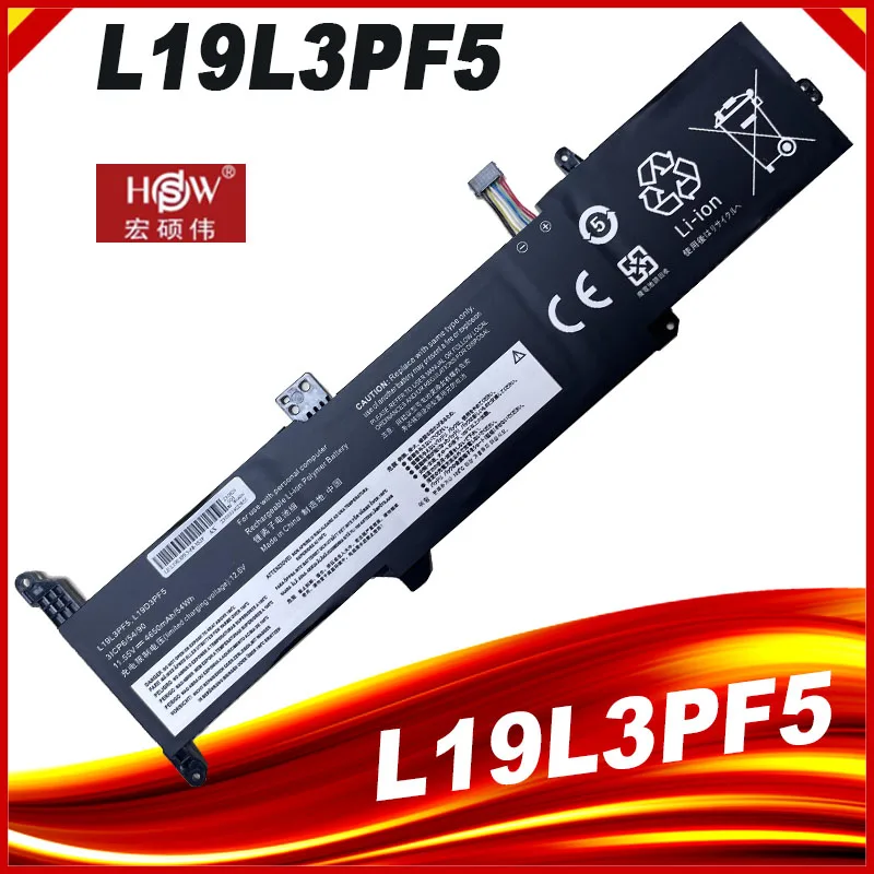 Bateria do Portátil para Lenovo Células L19l3pf5 L19d3pf5 Sb10x02598 L19c3pf7 Sb10x02596 Ideapad 314ada05 Ideapad 3-15 11.55v Células