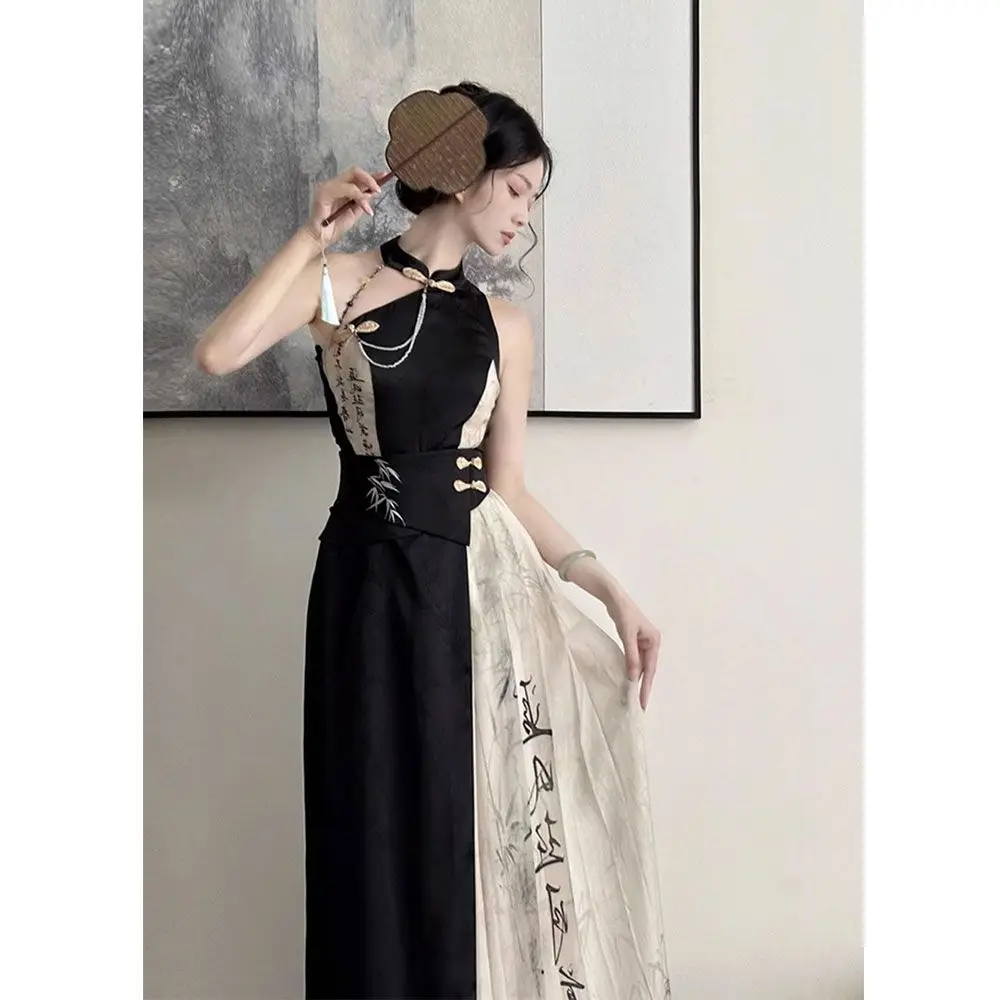

Korean Dress Retro High Grade Irregular Half Women's Robe Fashion Qipao Womens Dresses Chinese Cheongsams
