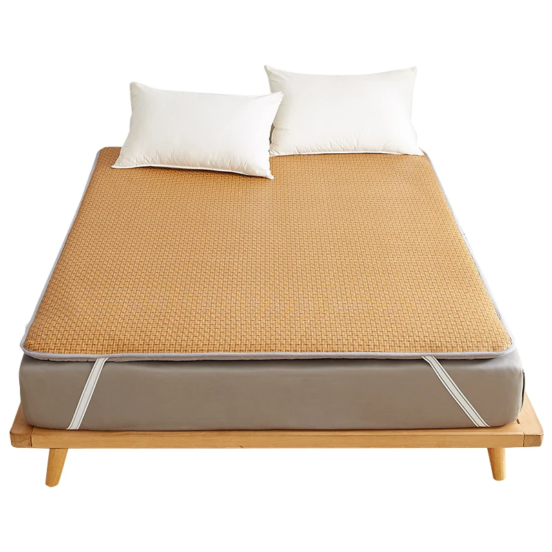 

Mat Mattress Soft Cushion Rattan Mat Winter and Summer Dual-Use Student Dormitory Single Foldable Household Bed Mat Floor Mat