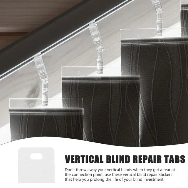 40Pcs Vertical Blind Repair Tabs/Blind Fixer Tabs/Verticle Blind Repair Kit