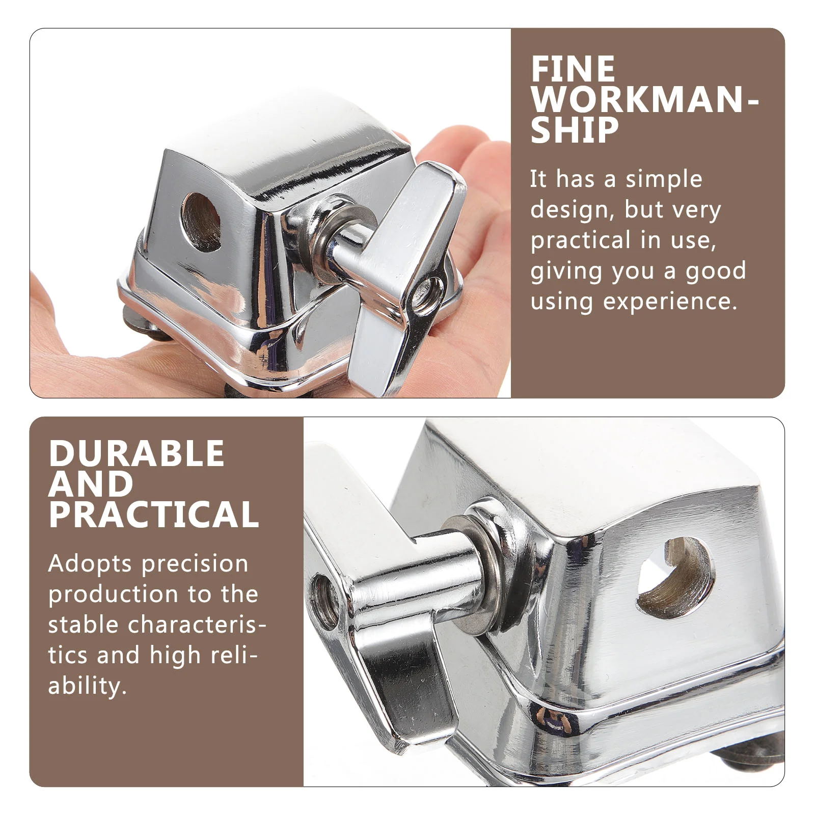 Drum Adjuster Alloy Base Floor Tom Leg Clamp Snare Parts Kit Mount Bracket Percussion Bases Instrument Stand