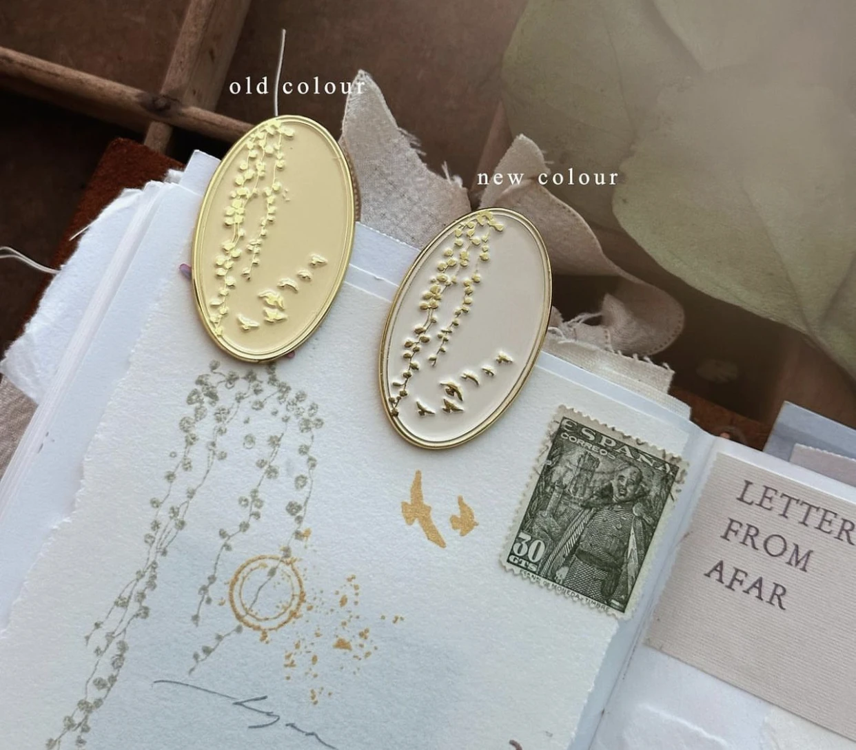 

Vintage Swallow Wisteria Floral Paper Clip Metal Bookmark Decorative Document Memo Envelope Clip Gift Card Making Decoration