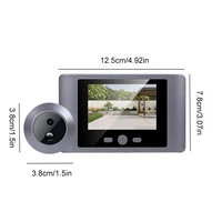 Mini Peephole Smart Wireless Door Viewer Camera PIR Motion Detection Smart Peephole Video Doorbell 2000mAh Digital Door Viewer - Image 6