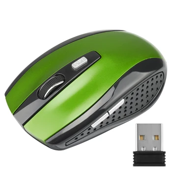 2.4G Wireless Mouse Bluetooth Mouse Ergonomic 800/1200/1600DPI 6 Mute Buttons Mouse For MacBook Tablet Laptops Computer PC 10