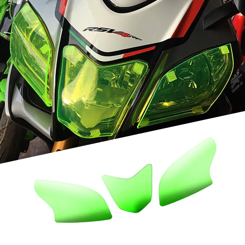 

MTKRACING For APRILIA RSV4 RR / RSV4 RF 2015-2018 Motorcycle Headlight Protective Cover Screen Acrylic Lamp Sheet