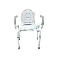 Toilet commode chairs with flip handle potty patient toilet commode chair 2