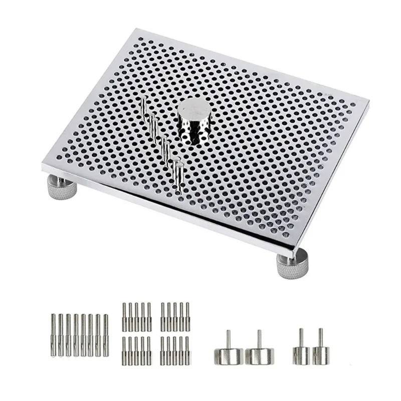 DIY Wire Wrapping Set for Jewelry Making Aluminum Wire Jig Wire Looping Tool Wires Bending Board for DIY Projects N84D
