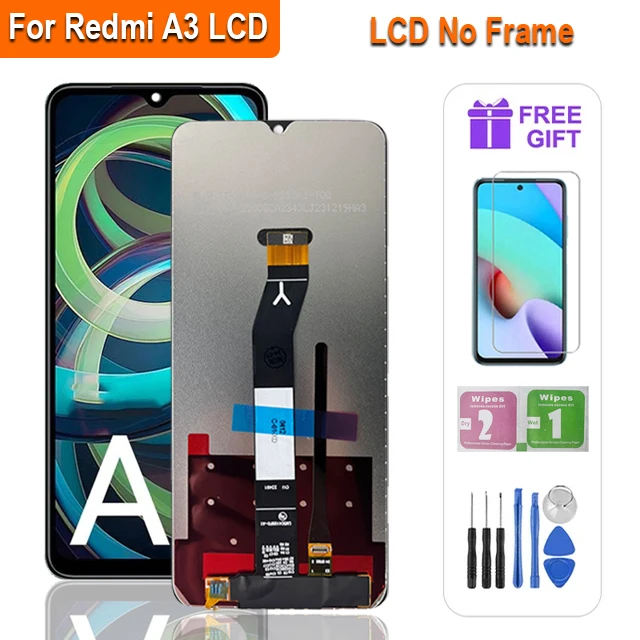 Écran LCD De Rechange Pour Xiaomi Redmi A3 (23129RN51X) - Avec Kit De Réparation Et Film Protecteur