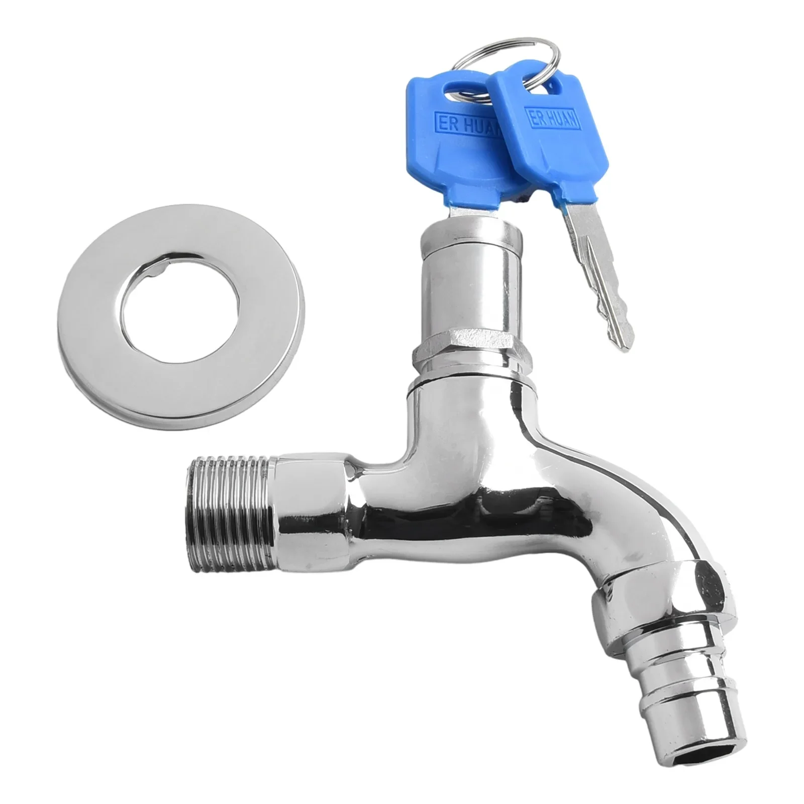 Faucet Lockable Sink Tap 1/2" 1PCS For Washing Machine